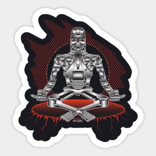 The Meditator Sticker